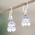 Cultured pearl dangle earrings, 'Safe Haven' - Cultured Pearl and Sterling Silver Dangle Earrings