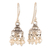 Cultured pearl dangle earrings, 'Safe Haven' - Cultured Pearl and Sterling Silver Dangle Earrings