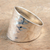 Sterling silver band ring, 'Far Future' - Artisan Crafted Sterling Silver Band Ring from India (image 2b) thumbail