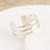 Sterling silver toe ring, 'Future History' - Hand Crafted Sterling Silver Toe Ring from India (image 2c) thumbail