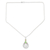Peridot-Anhänger-Halskette, „Strahlen in Grün“ – handgefertigte Peridot- und Sterlingsilber-Anhänger-Halskette