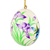 Papier mache ornaments, 'Floral Delight' (set of 4) - Hand-Painted Floral Papier Mache Ornaments (Set of 4)