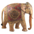 Wood sculpture, 'Royal Elephant of Delhi' - Wood Sculpture Hand-Painted in India thumbail