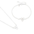 Sterling silver jewelry set, 'Twist and Turn' (pair) - Sterling Silver Necklace and Bracelet Jewelry Set (Pair)