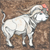 'Mahishasura' - Pintura india de búfalo acrílico sobre lienzo