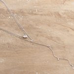 Rainbow moonstone and cubic zirconia y-necklace, 'Above the Clouds' - Rainbow Moonstone and Cubic Zirconia Y-Necklace