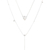Rainbow moonstone and cubic zirconia y-necklace, 'Above the Clouds' - Rainbow Moonstone and Cubic Zirconia Y-Necklace (image 2d) thumbail
