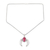 Ruby pendant necklace, 'Treasure Garden' - 14-Carat Ruby Pendant Necklace (image 2a) thumbail