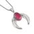 Ruby pendant necklace, 'Treasure Garden' - 14-Carat Ruby Pendant Necklace (image 2d) thumbail