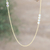 Gold-plated labradorite and chalcedony station necklace, 'Outer Planet' - Gold-Plated Labradorite and Chalcedony Station Necklace (image 2c) thumbail