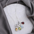 Gemstone pendants necklace, 'Harmony' - Assorted Gemstone Pendant Necklace Set