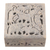 Soapstone jewelry box, 'Jungle Harmony' - Handcrafted Animal Motif Soapstone Jewelry Box from India