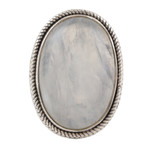 Rainbow moonstone cocktail ring, 'Sweet Glory' - Rainbow Moonstone Single Stone Cocktail Ring