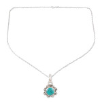 Curated gift set, 'Celestial Wish' - Recon and Composite Turquoise Jewelry Curated Gift Set