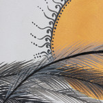 'Sunny Side Up' - Original Acrylic on Canvas Sun Painting