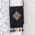 Bolso bandolera bordado, 'Creative Appeal' - Bolso bandolera bordado hecho a mano con borlas y cuentas