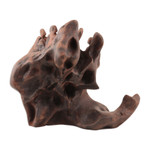 Reclaimed wood sculpture, 'Fun with Nature' - Signed One of a Kind Sculpture of Reclaimed Deodar Cedar