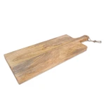 Wood charcuterie board and trays, 'Rustic Beauty' (set of 3) - Handcrafted Mango Wood Trays (Set of 3)