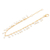 Gold-plated cultured pearl charm bracelet, 'Charmed Circle' - Handmade Gold-Plated Cultured Pearl Charm Bracelet (image 2b) thumbail