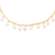 Gold-plated cultured pearl charm bracelet, 'Charmed Circle' - Handmade Gold-Plated Cultured Pearl Charm Bracelet (image 2c) thumbail