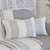 Cotton cushion covers, 'Diamond Elegance in Grey' (pair) - Woven Cotton Cushion Covers in Grey and Ivory (Pair) thumbail