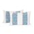 Cotton cushion covers, 'Diamond Elegance in Teal' (pair) - All-Cotton Wocen Cushion Covers from India (Pair) (image 2a) thumbail