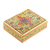 Caja decorativa de papel maché - Caja decorativa de papel maché de madera de la India