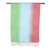 Schal aus Seidenmischung, „Candy Flare“ – Bunter Schal aus Seidenmischung mit Fransen, hergestellt in Indien