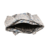 Quilted cotton tote bag, 'Glorious Blue' - Blue Quilted Cotton Tote Bag with Block-Printed Pattern