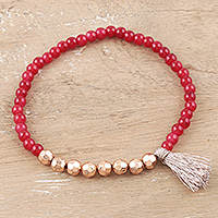 Featured review for Quartz beaded stretch bracelet, Radiant Bliss
