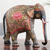 Wood sculpture, 'Mughal Glamour' - Artisan Crafted Elephant and Calf Wood Sculpture from India (image 2) thumbail