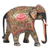 Wood sculpture, 'Mughal Glamour' - Artisan Crafted Elephant and Calf Wood Sculpture from India thumbail