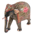 Wood sculpture, 'Mughal Glamour' - Artisan Crafted Elephant and Calf Wood Sculpture from India (image 2b) thumbail
