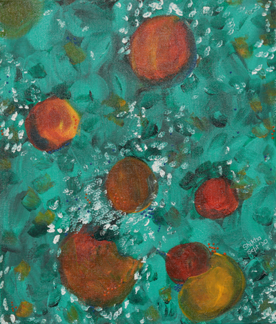 'Conciencia Cósmica' - Acrílico original abstracto sobre pintura de lienzo