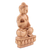 Escultura de madera - Escultura de Buda de madera kadam hecha a mano
