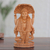 Escultura en madera - Escultura vishnu de madera kadam hecha a mano