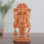 Holzskulptur - Kunsthandwerklich gefertigte Kadam-Holzskulptur aus Indien
