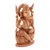 Escultura en madera - Escultura de ganesha de madera kadam hecha a mano