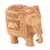 Wood sculpture, 'Indian Grandeur' - Handcrafted Kadam Wood Elephant Sculpture