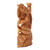 Wood sculpture, 'Bhakti of Hanuman' - Hindu-Themed Wood Statuette