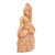 Wood sculpture, 'Supta Virasana' - Artisan Crafted Yogi Sculpture from India