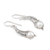 Aretes colgantes de perlas cultivadas - Aretes colgantes de plata esterlina y perlas cultivadas de la India
