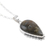 Labradorite pendant necklace, 'Seductive Evening' - Sterling Silver Pendant Necklace with Pear-Shaped Stone