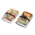 Mini revistas de papel (juego de 2) - Juego de 2 mini diarios de papel indio hechos a mano con pájaros