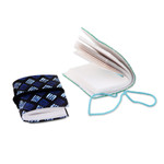 Paper mini-journals, 'Modern Fusion' (set of 2) - Paper Mini-Journals with Screen-Printed Patterns (Set of 2)