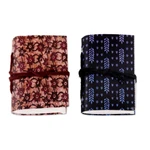 Handmade paper mini journals, 'Nature’s Delight' (set of 2) - Set of 2 Handmade Paper Mini Journals from India