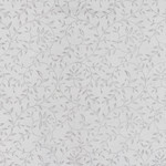 Cotton blend shawl, 'Ash Elegance' - Handloomed Cotton Blend Ash Shawl with Printed Leafy Details