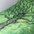 Wandbehang aus Baumwolle, 'Splendid Tree' - 100% Baumwolle Wandbehang von Schwarz und Grün Baum aus Indien
