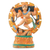 estatuilla de madera - Figura de madera tallada a mano del dios Shiva Nataraja de la India