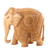 Holzfigur - Exquisite Elefanten-Holzfigur, geschnitzt in Indien